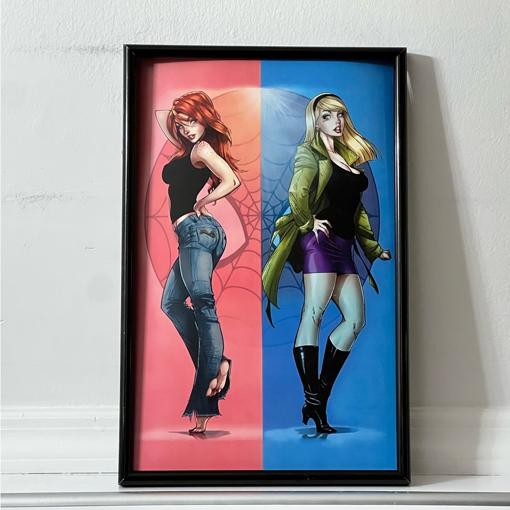 Mary Jane Gwen Stacy art Poster